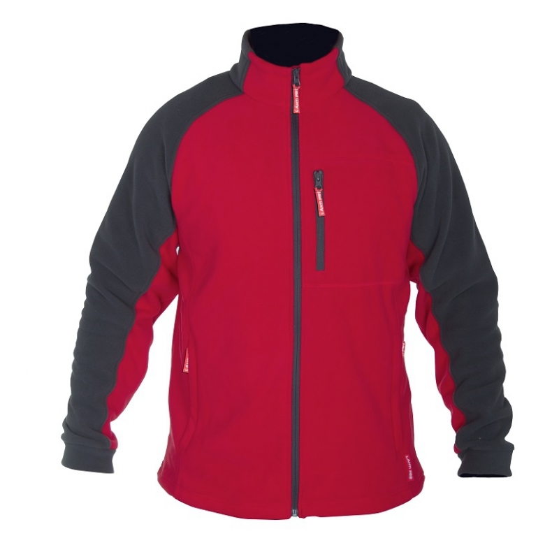 Bluza polar czerwono-szara rozm. XXL Lahti