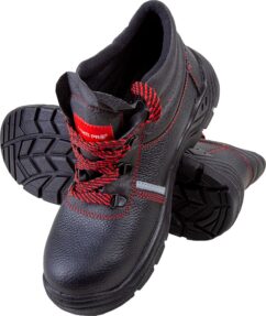 Buty trzewiki ochronne skórzane czarne S1 rozm. 40