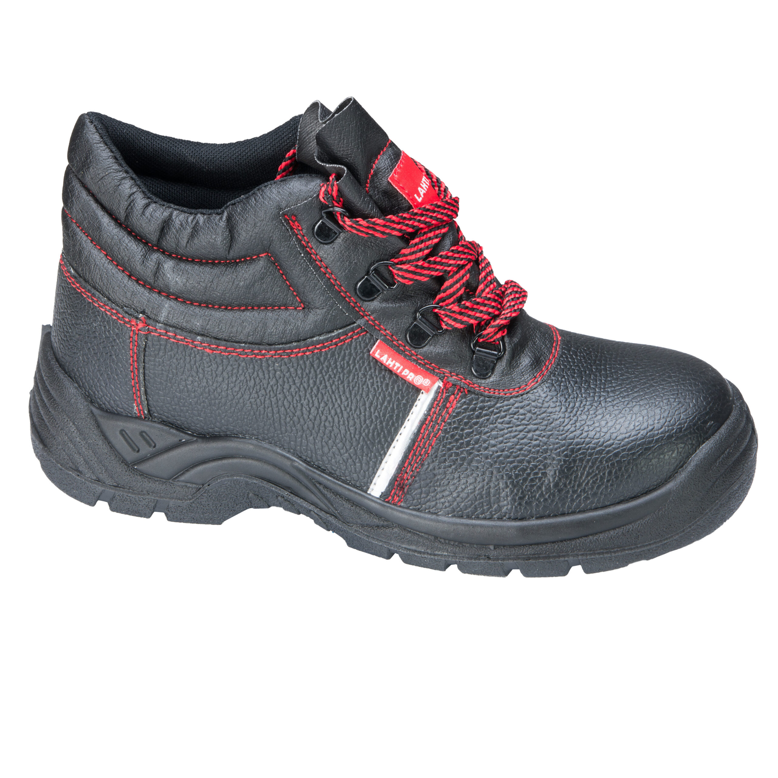 Buty trzewiki ochronne skórzane czarne S1 rozm. 41 - obrazek 2
