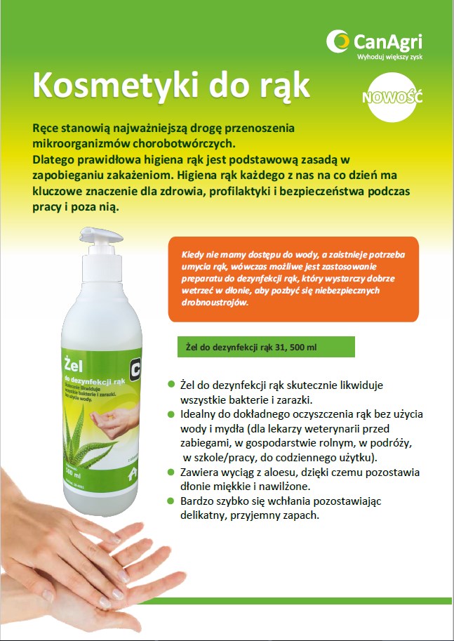 Żel do denzykfencji rąk 500ml. - obrazek 2