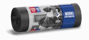 Worki na odpady 120l. czarne supermocne (10szt.)