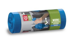 Worki na odpady 120l. niebieskie (10szt)