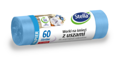 Worki na odpady 60l. z uszami niebieskie (14szt.)