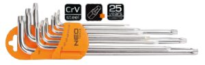 Kpl. kluczy torx T10-T50 9cz. z magnesem Neo