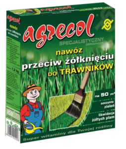 Nawóz przeciwko żółknięciu traw 1,2kg. Agrecol