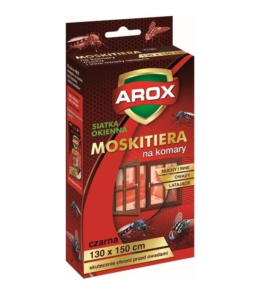 Moskitiera - siatka na okno 130*150 rzep czarna