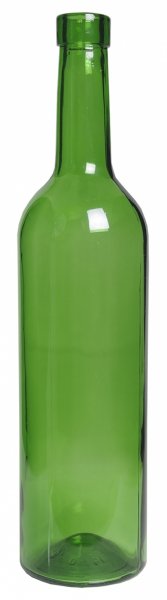 Butelka 750ml. na wino zielona