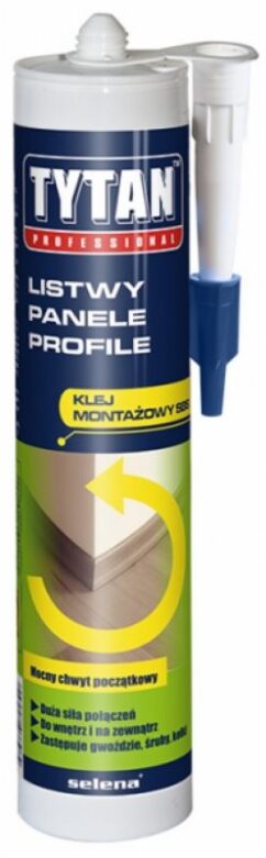 Klej montażowy 290ml. SBS Tytan