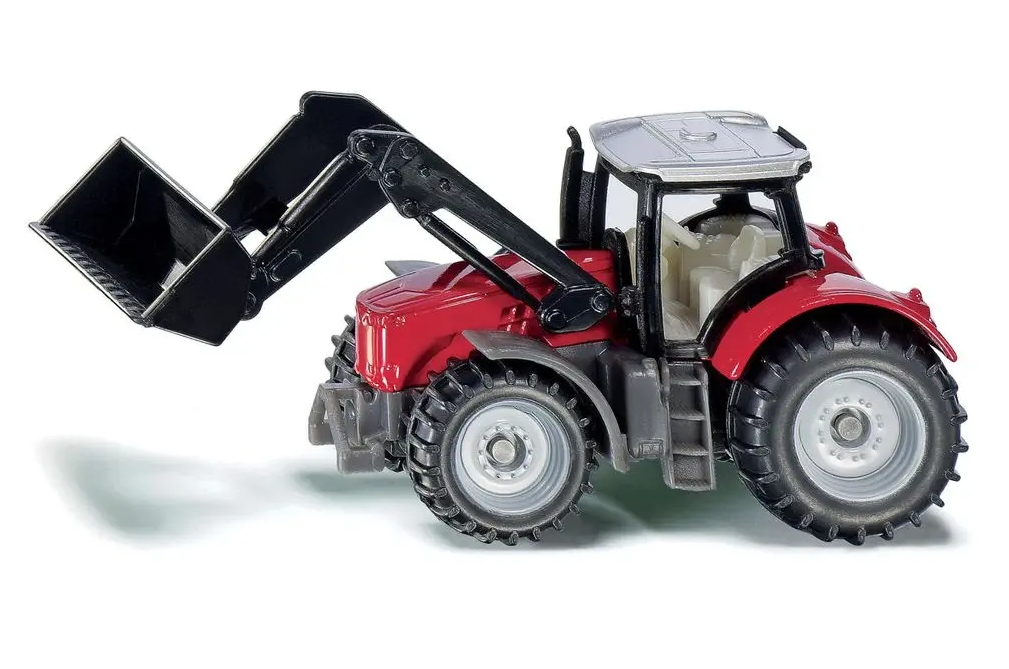 Zabawka traktor Massey Ferguson z ładowacz. /Siku/