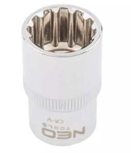 Nasadka spline 1/2" 12-k. 9mm. Neo
