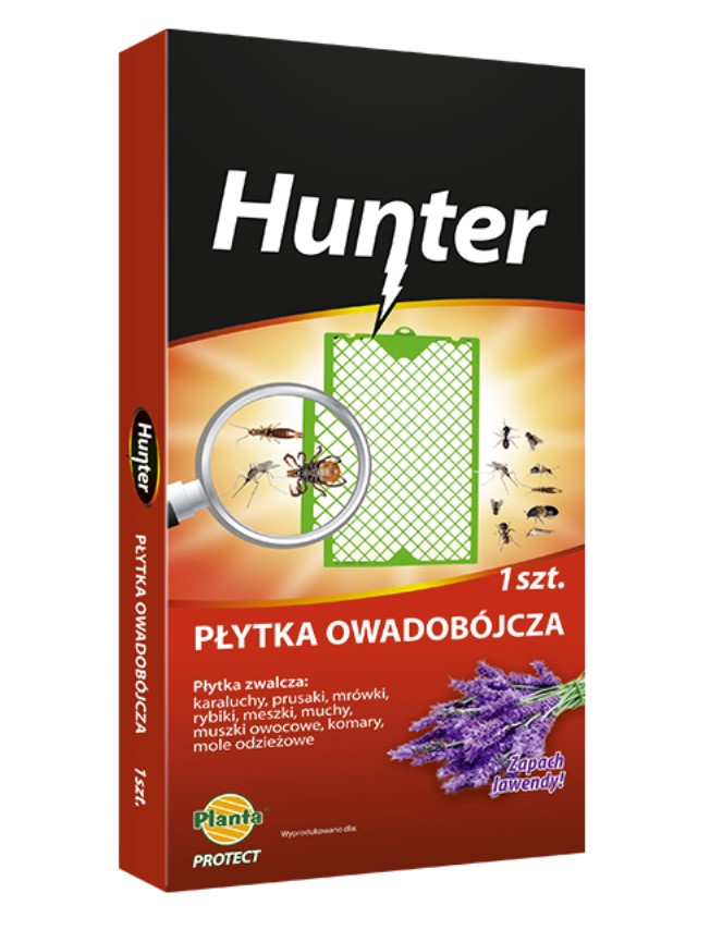 Płytka na owady zapach lawenda Hunter