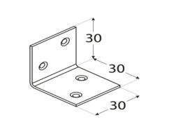 Kątownik budowlany 30*30*30 KS1