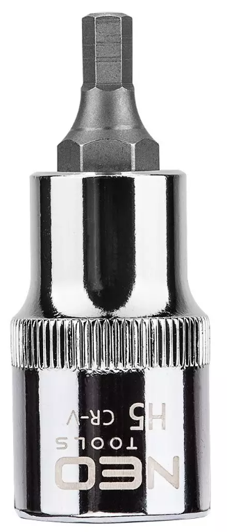Nasadka 1/2" z koń. szcześciok. H5 55mm. Neo