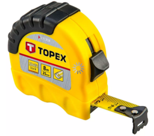 Miara zwijana 8m*25mm. Shiftlock Topex