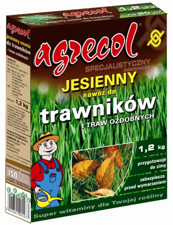 Nawóz jesienny do trawników 1,2kg. Agrecol