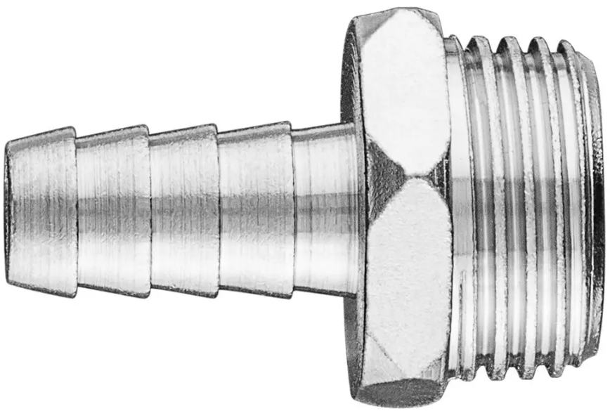 Złacze do węża 10mm. z gwintem M 1/2" Neo