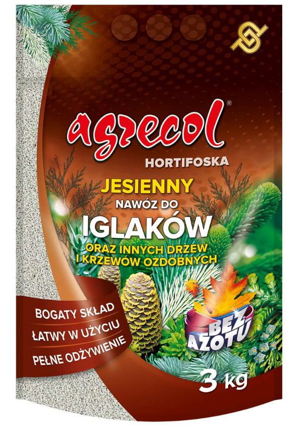 Nawóz jesienny do iglaków 3kg. Hortifoska Agrecol