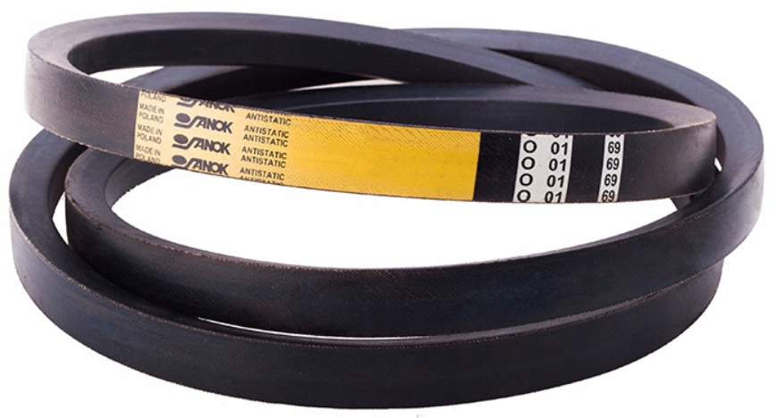 Pas klinowy A1120 żółty