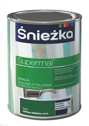 Emalia zielona mięta 5l. F510 Supermal