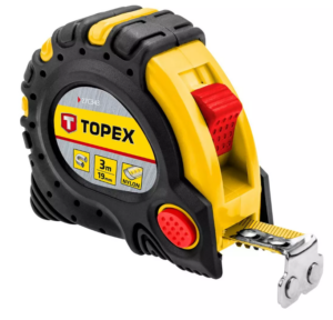 Miara zwijana stalowa 3m. 19mm. magnes Topex