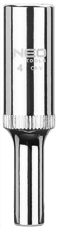 Nasadka 1/4" 6-k. 4mm. długa Neo
