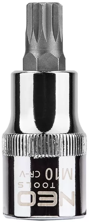 Nasadka 1/2" z koń. spline M10*55mm. Neo