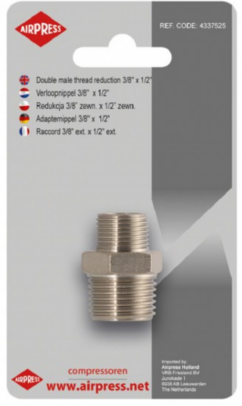 Redukcja nyplowa 3/8 - 1/2" Airpress