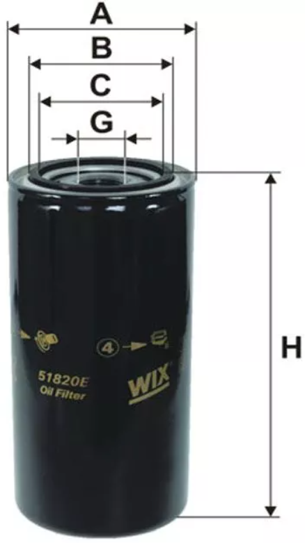 Filtr oleju 51820E /Wix/