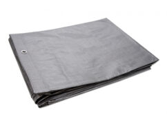 Plandeka 4*8m. 110g/m2 srebrna