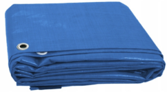 Plandeka 6*8m. 55g/m2 niebieska