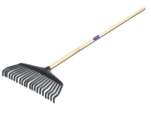 Grabie do liści z tworzywa trzon drewniany Fiskars