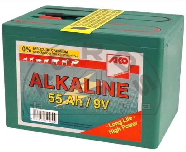Bateria 9V 55Ah do elektroz.mała aklaiczna