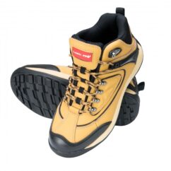 Buty trzewiki ochronne Nubuk miod-czarn 40 WYPRZED