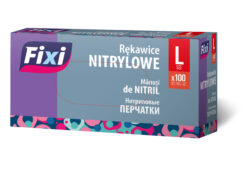 Rękawice nitrylowe L 100szt.