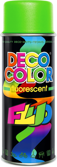 Lakier spray 400ml. fluores. zielony DC