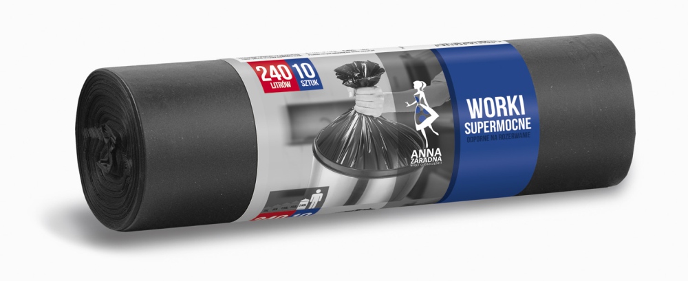 Worki na odpady 240l. supermocne (10szt.)