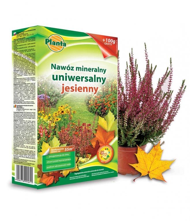 Nawóz jesienny uniwersalny 3kg. Planta