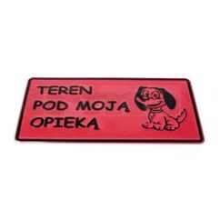Tablica "UWAGA PIES" 15*28