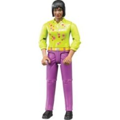 Zabawka figurka kobieta w liliowych spodniach/NIED