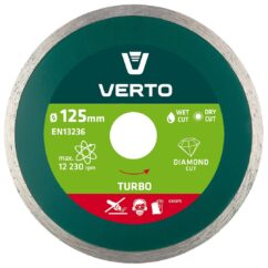 Tarcza diamentowa 125*22,2mm. pełna Verto