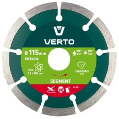 Tarcza diamentowa 115*22,2mm. segmentowa Verto