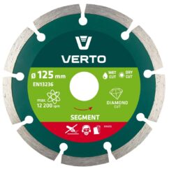 Tarcza diamentowa 125*22,2mm. segmentowa Verto