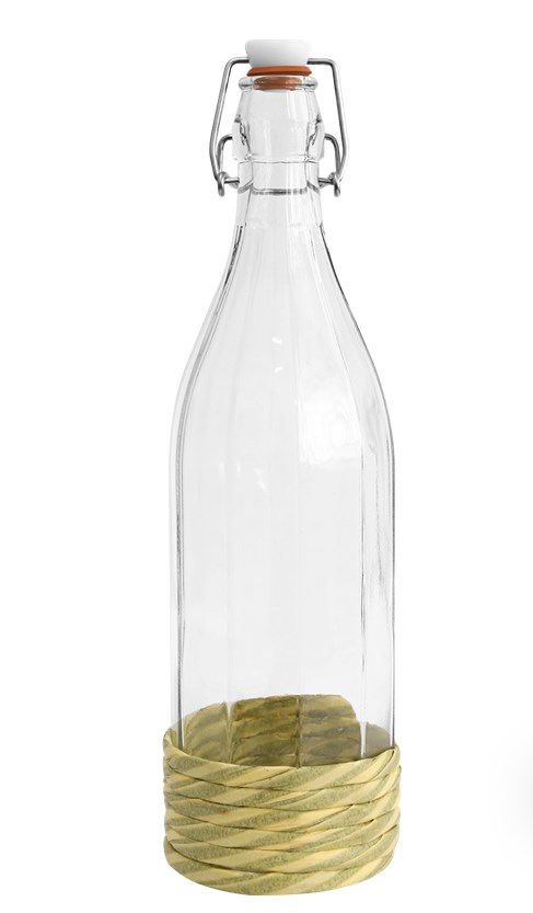 Butelka 1000ml. w oplocie z hermetycznym zam.