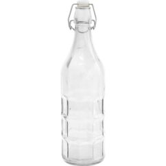 Butelka 1000ml. z hermetycznym zamknięciem okrągła