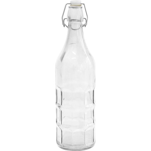 Butelka 1000ml. z hermetycznym zamknięciem okrągła