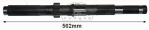 Wałek sprzęgłowy 562mm. drobny frez