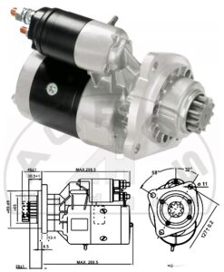 Rozrusznik z redukt. T-25/MTZ/LTZ /imp/