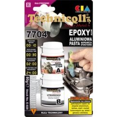 Pasta epoksydowa aluminiowa 80g. 7704 /Technicqll/
