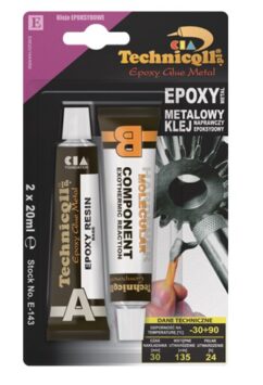 Klej metalowy epoksydowy 7708 2*20ml. /Technicqll/