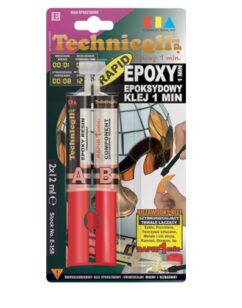 Klej epoksydowy bezb. 2*12ml. /Technicqll/